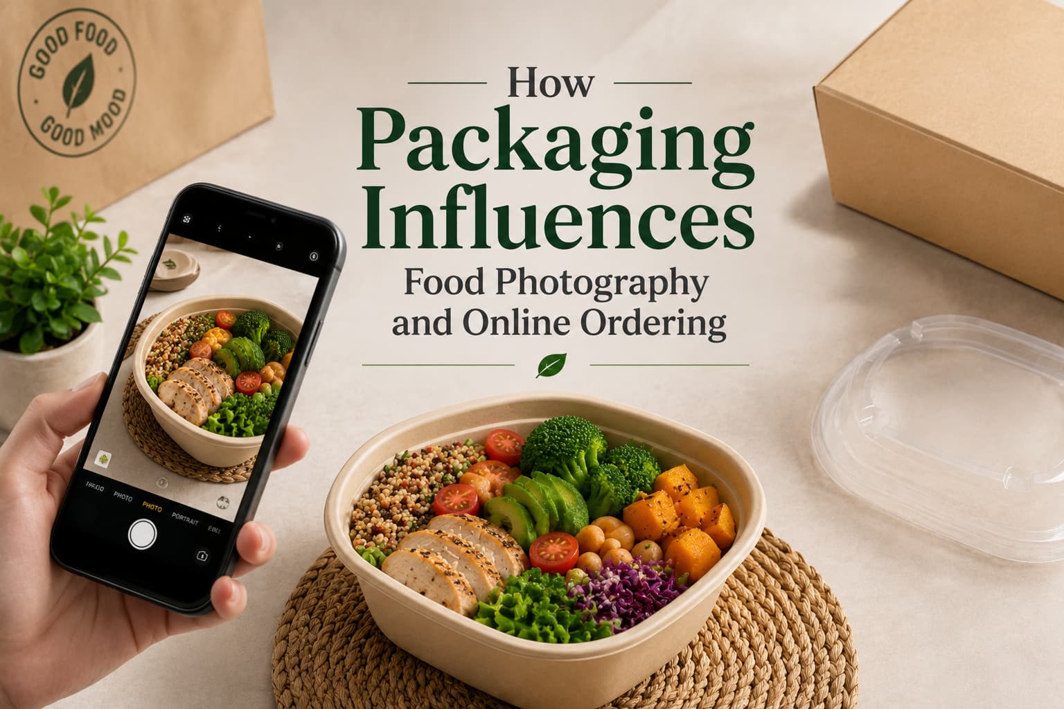 How Packaging Influences Food Photography and Online Ordering