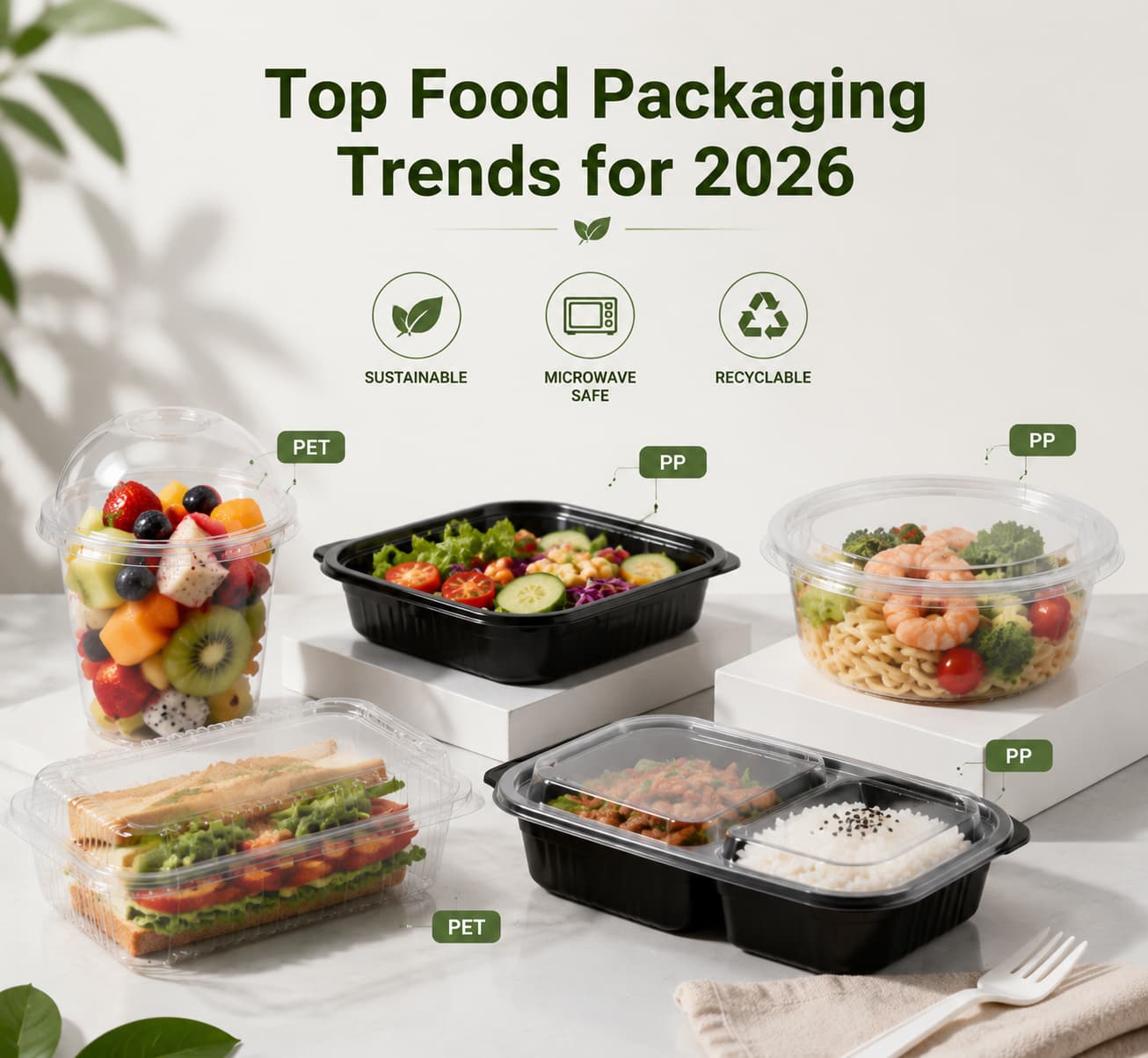Top Food Packaging Trends for 2026