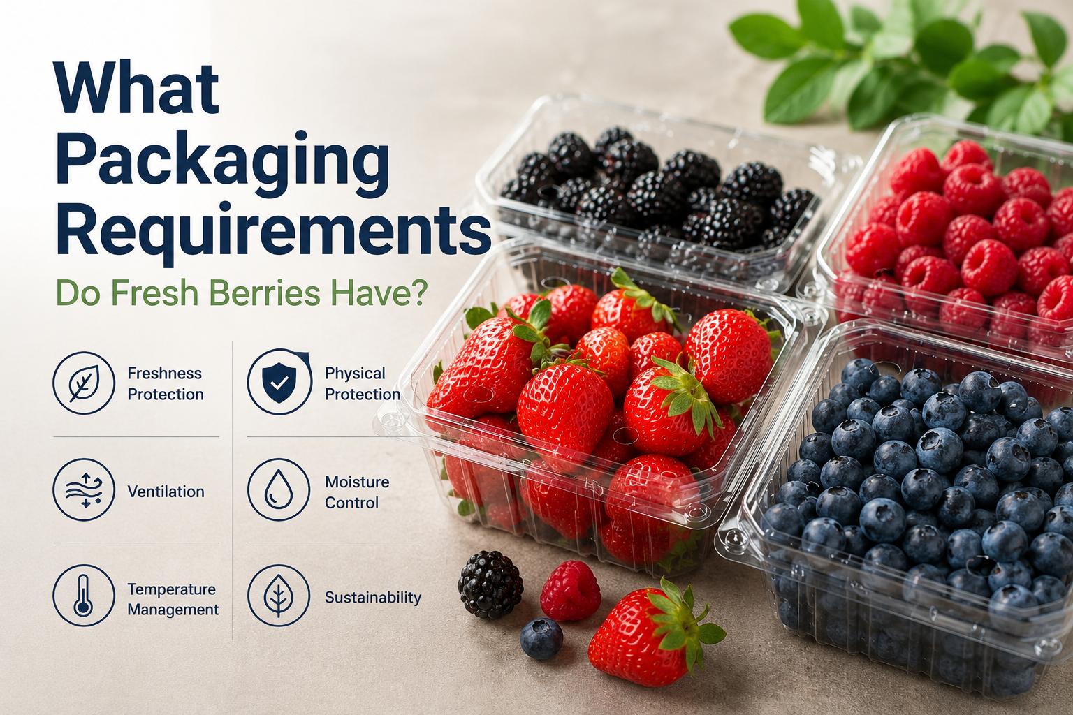 What Packaging Requirements Do Fresh Berries Have? What Packaging Requirements Do Fresh Berries Have?