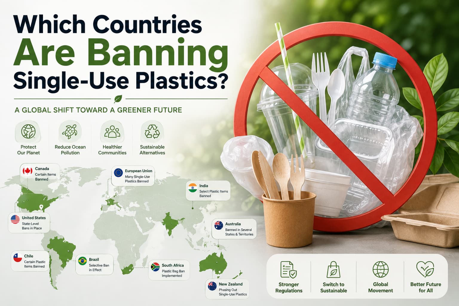 Which Countries Are Banning Single-Use Plastics? Which Countries Are Banning Single-Use Plastics?