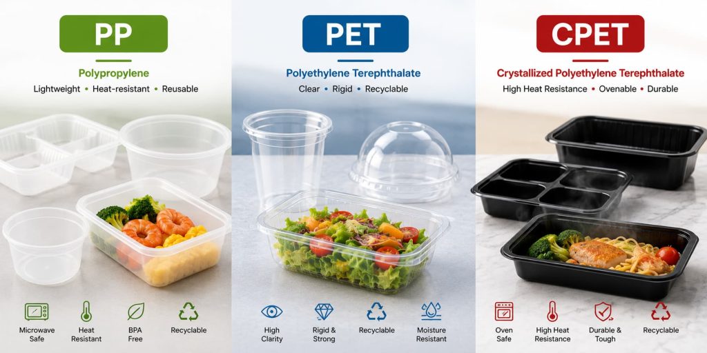 PP,PET,CPET material PP,PET,CPET material